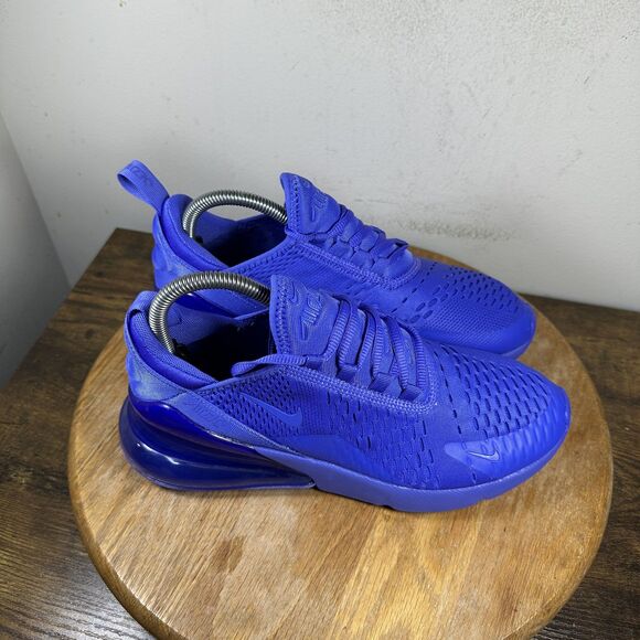 Nike Air Max 270 Shoes Womens Size 8.5 Blue AH6789-500 Running Sneakers Athletic